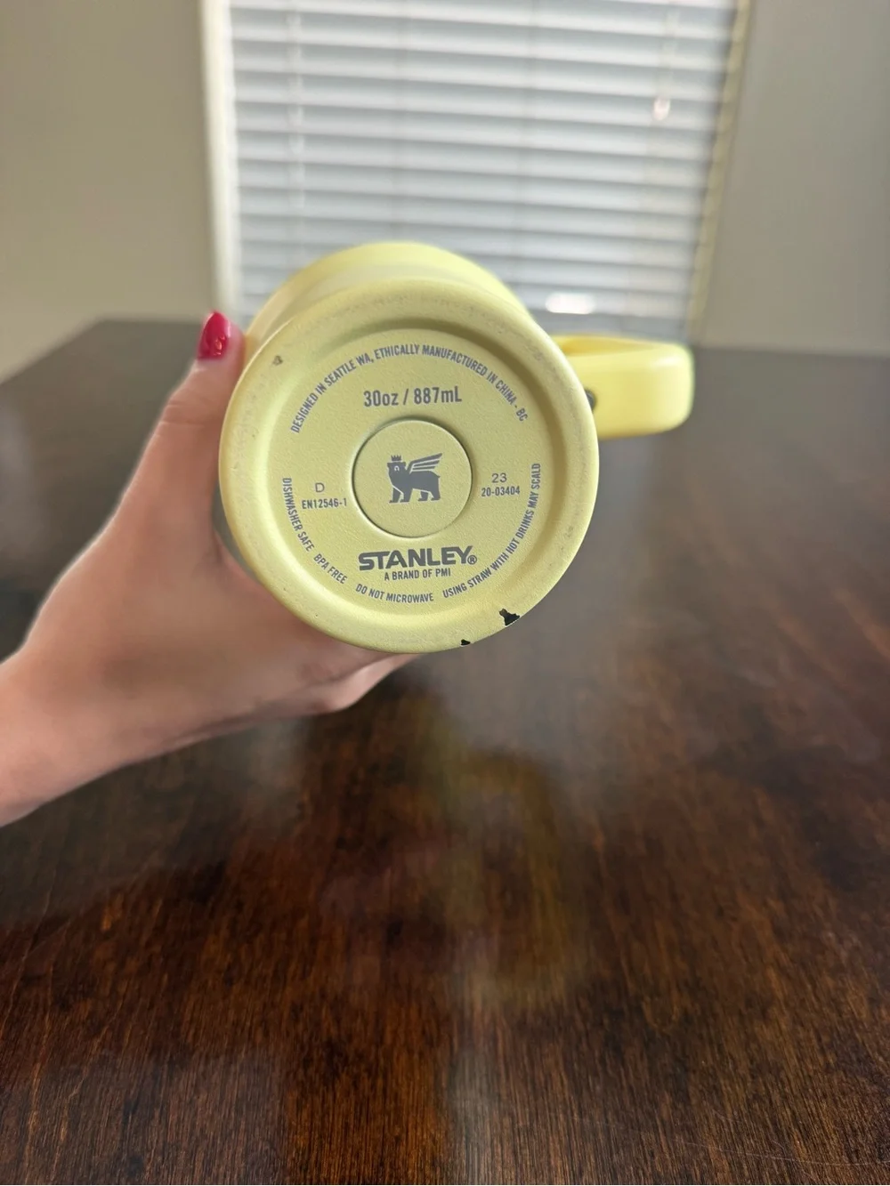 Stanley Yellow Insulated Travel Mug with Handle